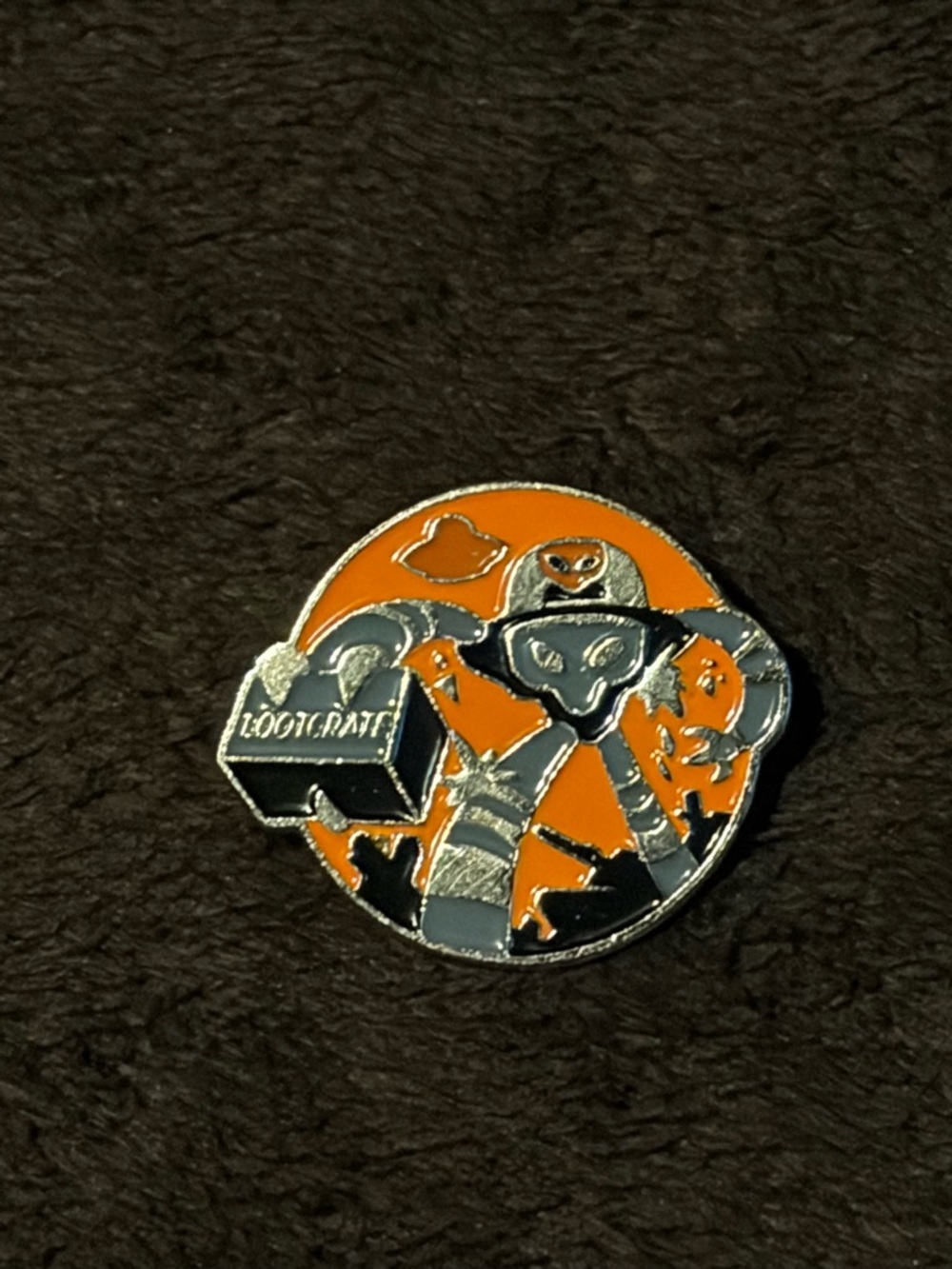 Loot Crate Alien Mecha Armageddon Enamel Metal Pin 2014